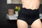 Figuur corrigerende slip - shapewear ondergoed - dames slips set van 2 - zwart l/xl