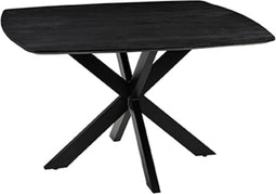 LABEL51 Eettafel Blake Zwart 130x130cm