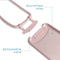 iMoshion Hoesje Geschikt voor iPhone 12 Pro / 12 Hoesje Met Koord - iMoshion Color Backcover met afneembaar koord - Roze