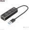 Club 3D - USB 3.2 Gen1 Type-A Hub - 3 Poorten met Gigabit Ethernet - Zwart