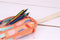 Schoolpennenzak Milan Animals Oranje 22,5 x 11,5 x 11 cm