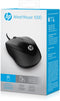 HP Wired Mouse 1000 - Draad - 1200dpi - Zwart