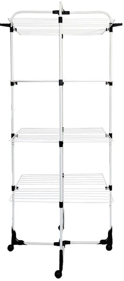 Tancarville Droogtoren - 40 m drooglengte - compact inklapbaar - wit