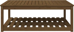 vidaXL Tuintafel 121x82,5x45 cm massief grenenhout honingbruin