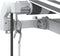 vidaXL - Luifel - automatisch - uittrekbaar - 400x300 - cm - antraciet - en - wit