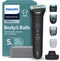 Philips Series 7000 Bodygroomer mannen Flexibel - Body Trimmer - Trimkam & Intimate Trimmer - LED li