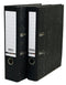 Qbasic - Ordner A4 50mm karton zwart gewolkt | 25 stuks