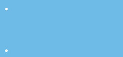 Qbasic - Scheidingsstrook 225x120mm 50 stuks blauw | 24 stuks