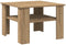 vidaXL - Salontafel - 60x60x42 - cm - bewerkt - hout - artisanaal - eikenkleur