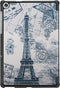 3-Vouw sleepcover hoes - Geschikt voor Lenovo Tab M10 FHD Plus (x606F) - Eiffeltoren