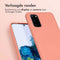 iMoshion Hoesje Geschikt voor Samsung Galaxy S20 Hoesje Met Koord - iMoshion Color Backcover met afneembaar koord - oranje