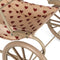 Konges Sløjd Poppenwagen/Doll Pram Vintage - Opvouwbaar - Amour Rouge