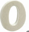Pincello Cijfer Wit Polyestyreen 2 X 15 X 10 Cm (12 Stuks)