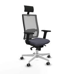 Bureaustoel met hoofdsteun Piqueras y Crespo 2D026G1 Donker grijs