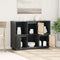vidaXL - Dressoir - 110,5x35x80 - cm - massief - grenenhout - grijs