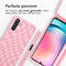 iMoshion Hoesje Geschikt voor Samsung Galaxy A25 Hoesje Met Koord - iMoshion Siliconen design hoesje met koord - Roze / Retro Pink