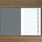 Sorteermap A4 - Met 12 vakken, 32 x 24 cm, Stevig, Duurzaam, Zonder plastic, Gerecycled - Projectmap, Vakkenmap - Grijs - ACROPAQ