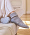 FALKE Cosyshoe - Huissokken - Antislip noppen merinowol - Grijs 3400