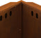 vidaXL - Rookloze - Vuurkorf - 58x58x51 - cm - Weerbestendig - Staal