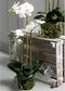 Emerald Kunstplant vlinderorchidee 70 cm wit