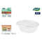 Herbruikbare voedselbakjes Algon OPS 750 ml 18,7 x 15,3 x 5 cm (3 Onderdelen) (24 Stuks)