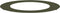 vidaXL - Plantenring - Olijfgroen - Ø60/90 - cm - Staal