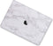 Lunso Geschikt voor MacBook Air 13 inch M1 (2020) cover hoes - case - Marble Cosette