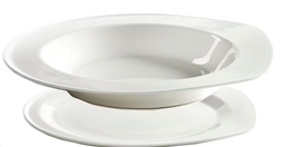Serax Bordenset - 2-delig - XL-bord 32,7 cm & Diep Bord 25,1 cm - Wit