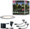 Paulmann Floor Eco - Plug & Shine LED-grondinbouwlamp - 3x2W 3000K IP67 - Zilver (3 stuks)