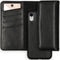 Selencia Hoesje Geschikt voor iPhone Xr Hoesje Met Pasjeshouder - Selencia Eny Uitneembare Vegan Lederen Clutch - Zwart