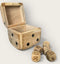 Dobbelsteen Dice (5) mango 9x9x9