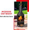 BBQ Collection Buitenhaard - Tuinhaard 134 x 44,5 x 44,5 cm - Terraskachel met As-Opvangbak Pook Houtopslag - Zwart