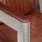 vidaXL Fauteuil luchtvaartstijl echt leer bruin