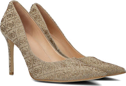 Guess Pierea2 - Dames Pumps - Glitterstenen - Beige - Maat 38