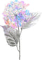 Hortensia plastic l65b15h10 cm zilver/goud