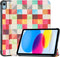 iMoshion Tablet Hoes Geschikt voor iPad 10 (2022) 10.9 inch - iMoshion Design Trifold Bookcase - Meerkleurig /Various Colors