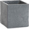 Mica Decorations Slate Bloempot - 21x21x21 cm - Cement - Lichtgrijs