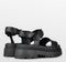 PS Poelman Korios - Dames Sandalen - Chunky - Zwart - Maat 37