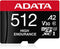 ADATA High Endurance - microSDXC UHS-I - 512GB - Lezen 100MB/s