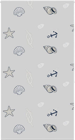 vidaXL - Doucherolgordijn - 120x240 - cm - stofbreedte - 116 - cm