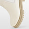 PS Poelman Mink - Chelsea boots - Chunky zool 4,5 cm - Crème Wit - Maat 40