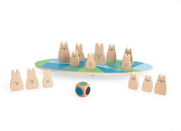 BS Toys Evenwicht konijntjes Bordspel - Educatief Spel - Behoud Evenwicht - Vanaf 4 Jaar - 2 Spelers - Cadeau kind