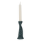 Urban Nature Culture - Candle holder Grace - GRS gecertificeerd - Ø 6.6 * 17.5 CM - diep blauwgroen