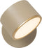Lucide GIAN - Wandlamp - LED Dimbaar 1x9W 2700K - Taupe