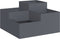 vidaXL - Tuinbak - 100x100x48 - cm - Anthraciet - Staal