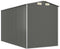 vidaXL - Tuinschuur - 192x357x223 - cm - gegalvaniseerd - staal - lichtgrijs