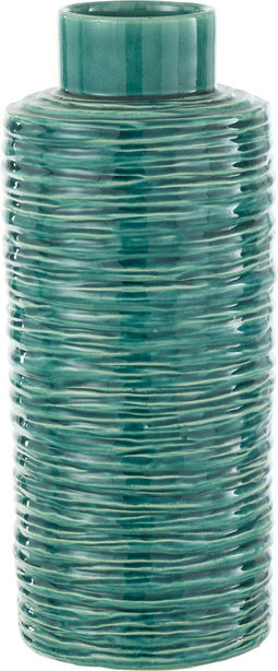 J-Line vaas Lijn - keramiek - azuur - large - 45 cm hoog