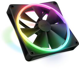 NZXT F140 RGB Duo - Ventilator 140mm - Fluid Bearing - Zwart (1x)