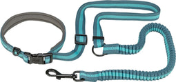Trixie Jogginglijn - Hondenhardlooplijn - 133-180x2.0 cm Petrol/Aqua