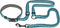 Trixie Jogginglijn - Hondenhardlooplijn - 133-180x2.0 cm Petrol/Aqua